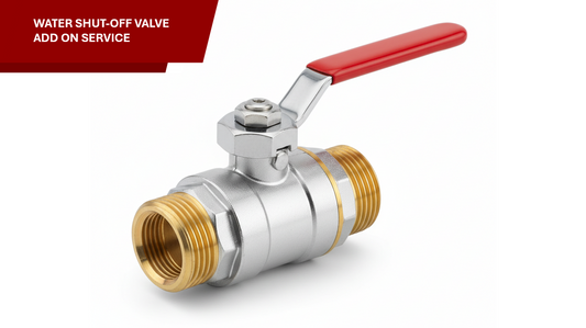 Water Shut‑Off Valve Replacement (Add‑On Service)